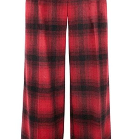Pink Tartan Flannel Pants - Picture 2 of 4